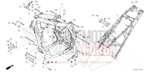 FRAME BODY CRF1100D4M de 2021